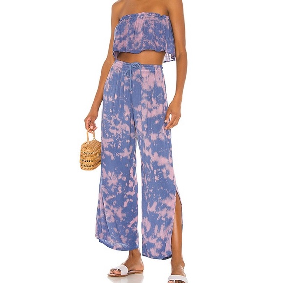 Tiare Hawaii Pants - Tiare Hawaii Flutter Crop Top & Heat Wave Pant Set